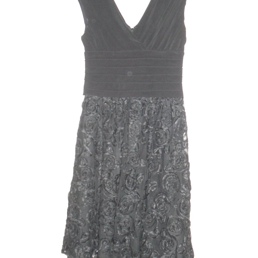 ADRIANNA PAPELL - Black Cocktail / Evening Dress - Size 10